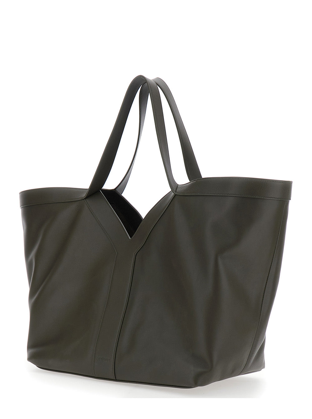 Saint Laurent Women Green Shoulder Bag With Hook Closure And Two Top Handles In Leather Woman SAINT LAURENT