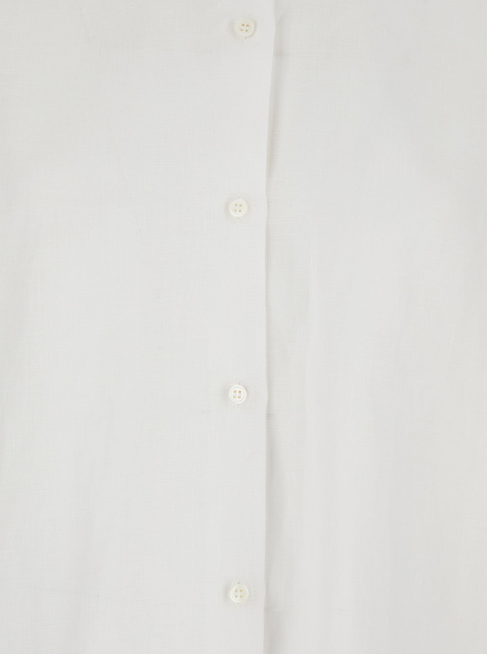 Leplain Women White Shirt With Classic Collar And Long Sleeves LEPLAIN