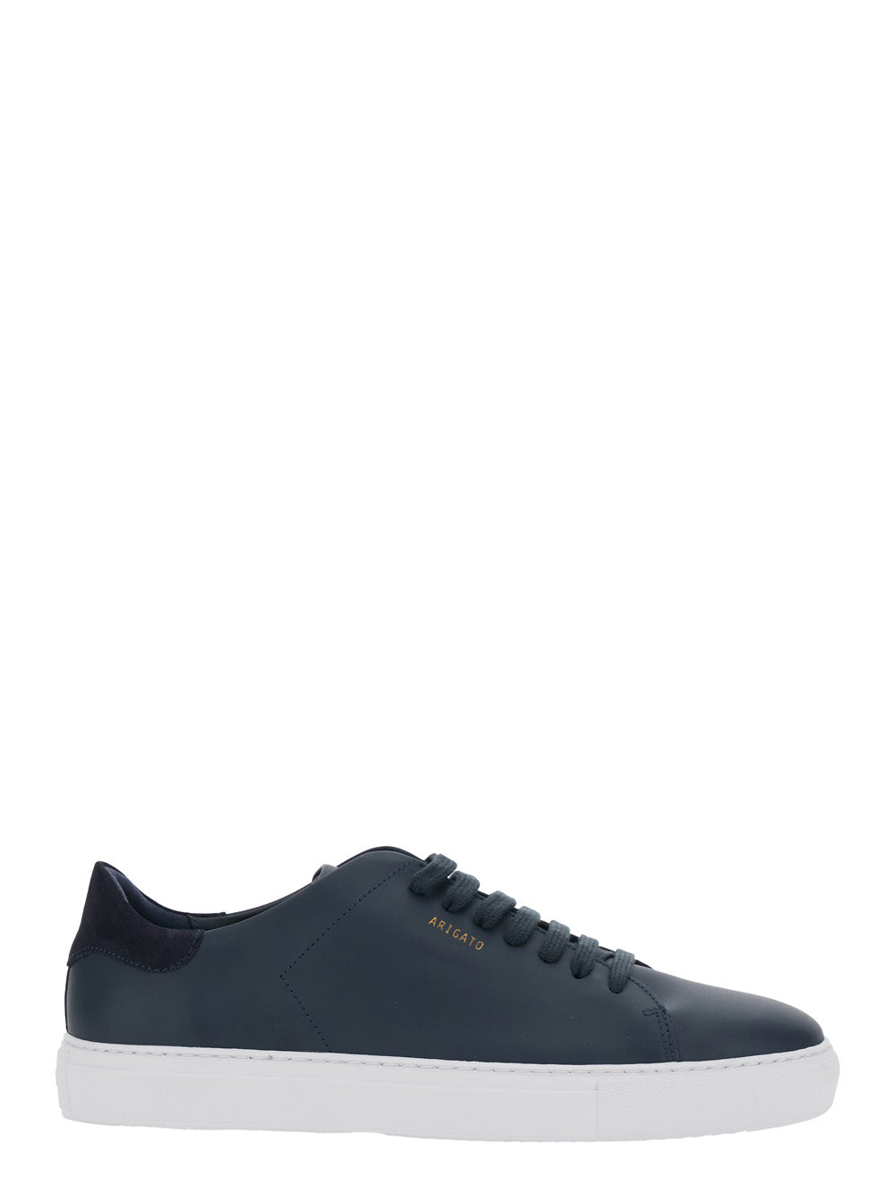 Axel Arigato Men 'Clean 90' Blue Sneaker Low Top With Logo Lettering On The Side In  Leather Man AXEL ARIGATO