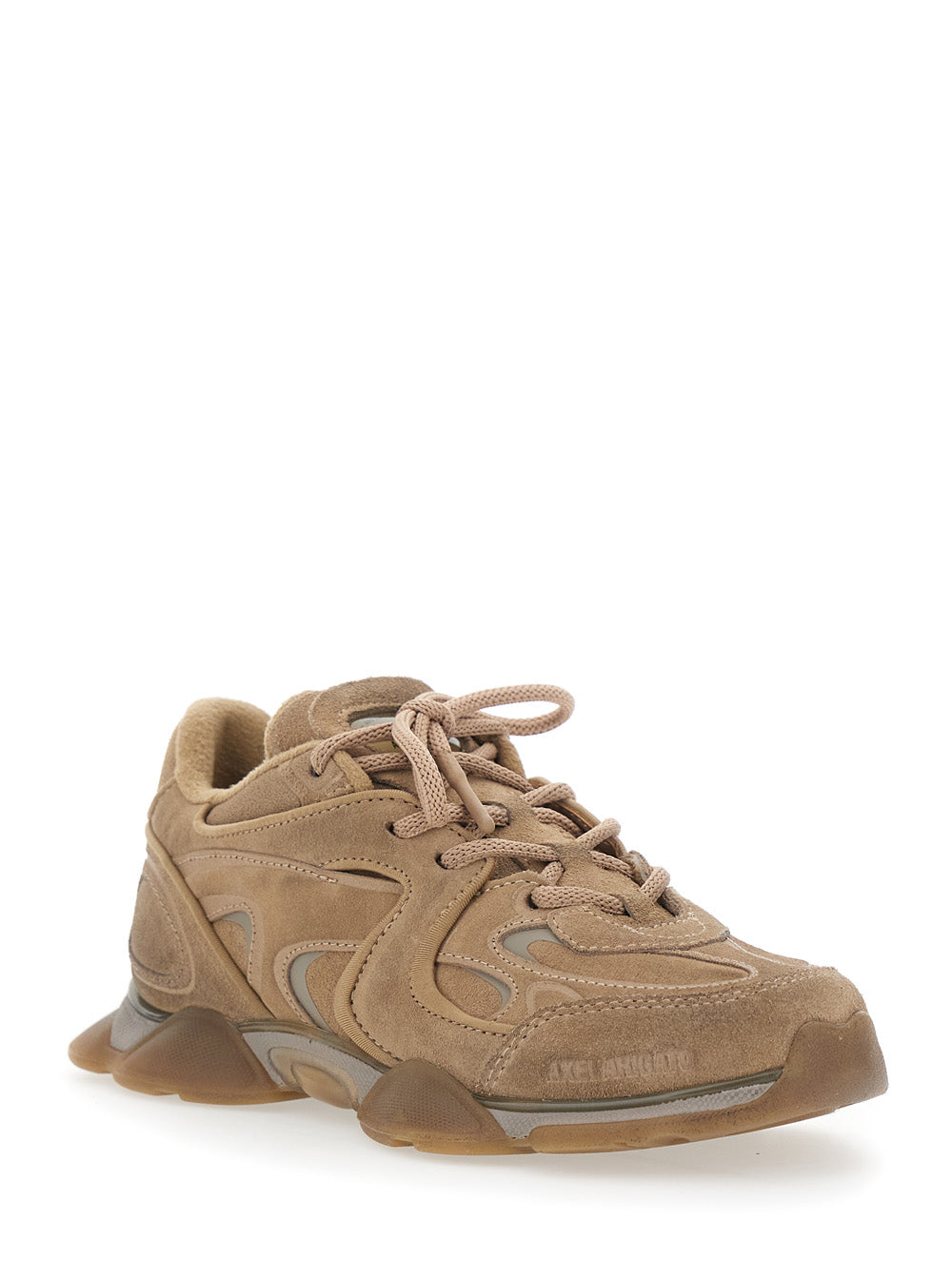 Axel Arigato Women Brown Sneaker 'Eris' Low Top With Logo Patch On The Tongue In Leather And Fabric Woman AXEL ARIGATO