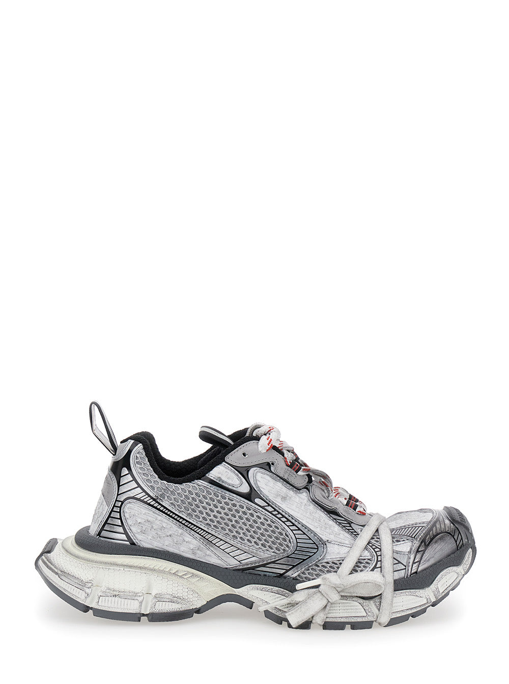 Balenciaga Women '3Xl' Grey Low Top Sneakers With Logo Detail In Tech Fabric Woman BALENCIAGA