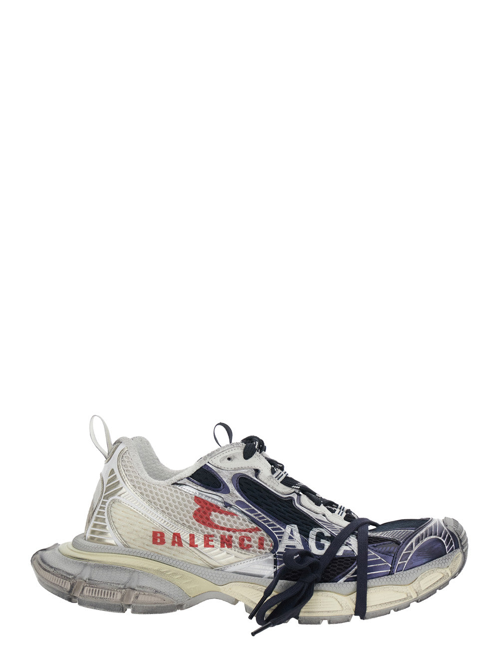 Balenciaga Men Sneaker '3Xl' With Lettering Logo On The Side In Tech Fabric Multicolor Men BALENCIAGA