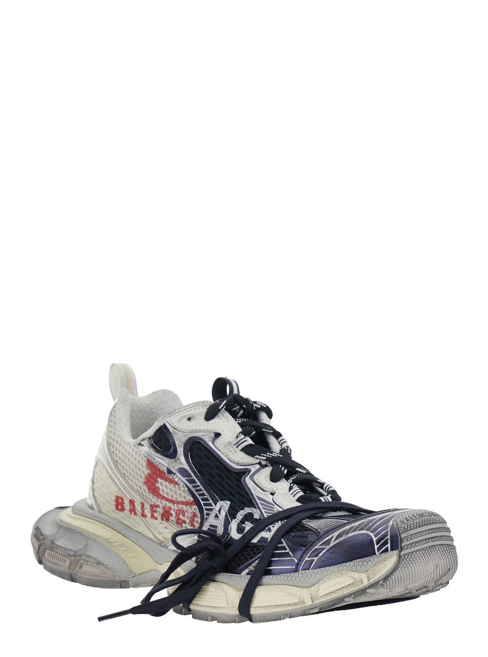 Balenciaga Men Sneaker '3Xl' With Lettering Logo On The Side In Tech Fabric Multicolor Men BALENCIAGA