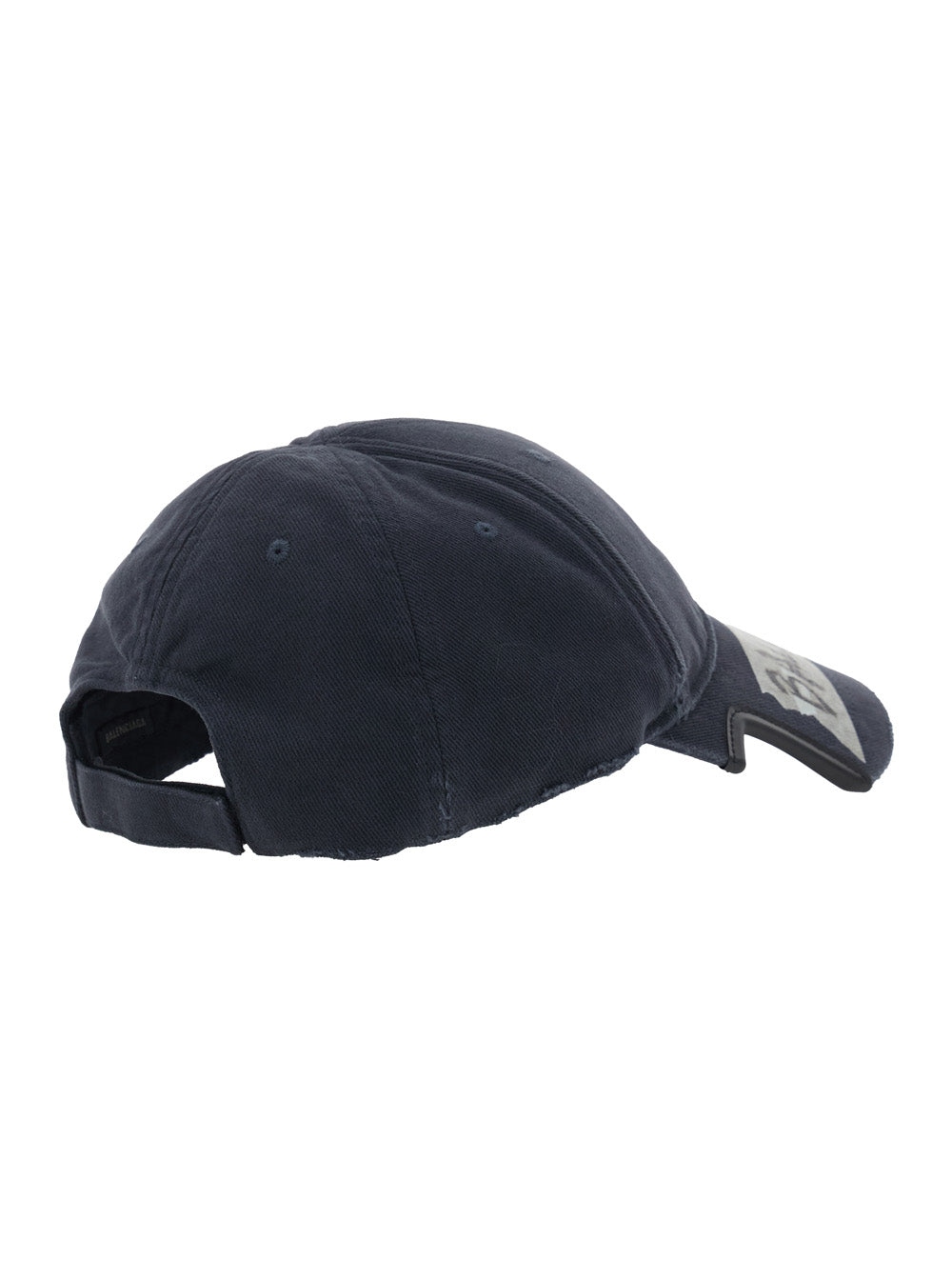Balenciaga Men Black Baseball Cap With Maxi Logo Lettering On The Front In Cotton Man BALENCIAGA