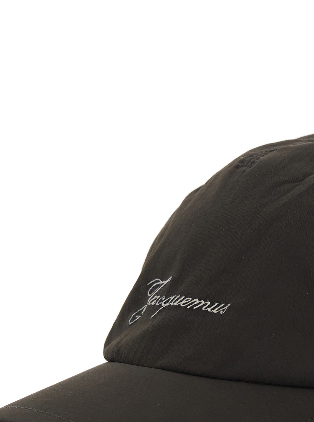Jacquemus Men 'La Casquette Balluchon' Brown Baseball Cap With Logo Lettering On The Front And Rear Drawstring Closure In Cotton Man JACQUEMUS