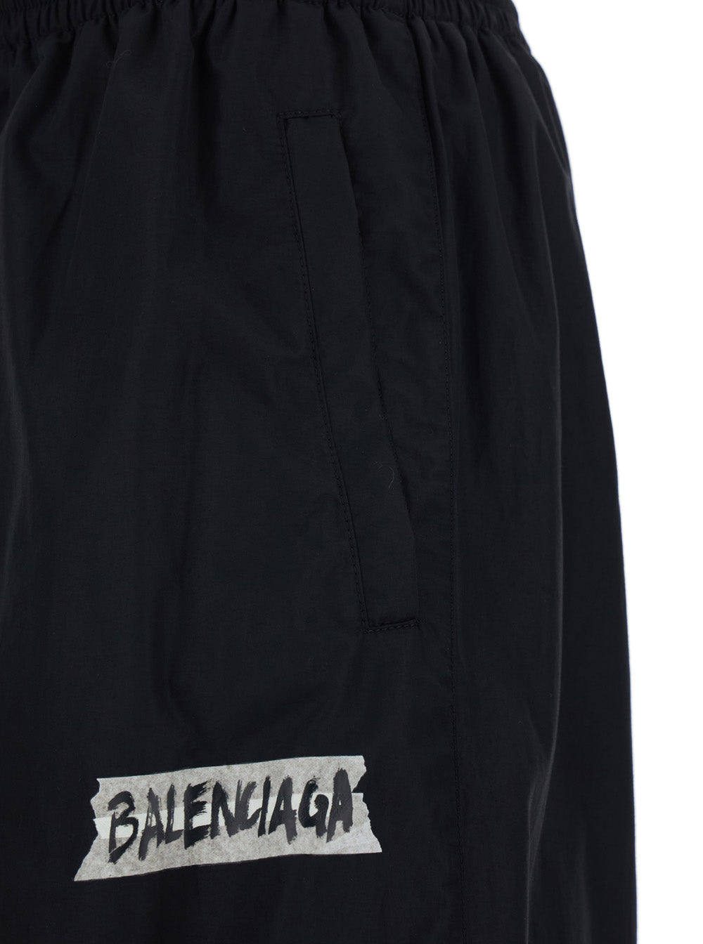 Balenciaga Men Washed Crayon Viscose Poplin BALENCIAGA