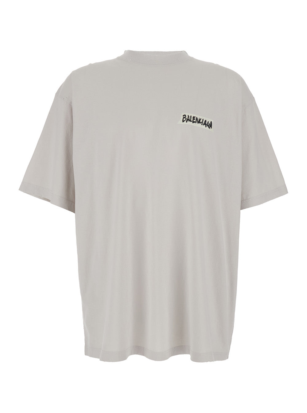 Balenciaga Men Tape Medium Fit T-Shirt BALENCIAGA