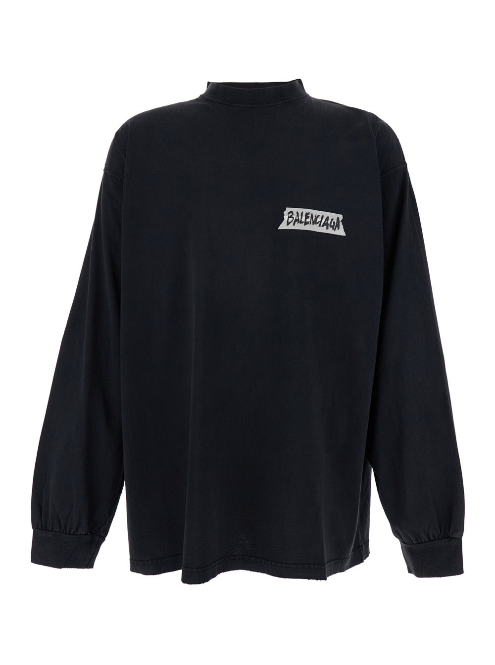 Balenciaga Men Tape Medium Fit T-Shirt Ml BALENCIAGA