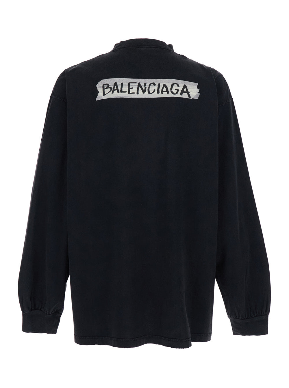 Balenciaga Men Tape Medium Fit T-Shirt Ml BALENCIAGA