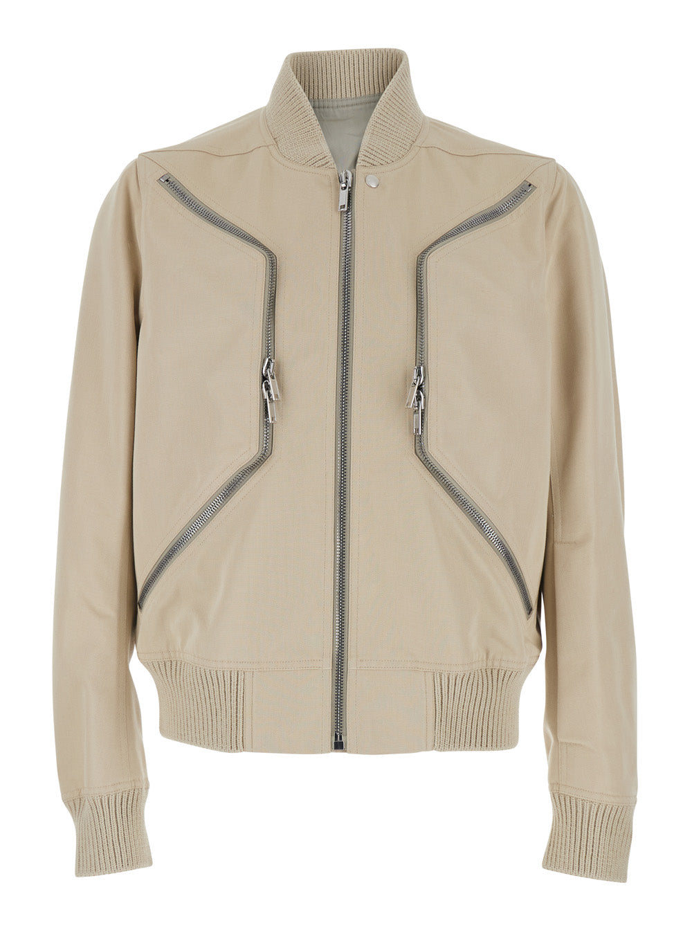 Rick Owens Men Bomber Imbottito-Heizer Flight-Sand RICK OWENS