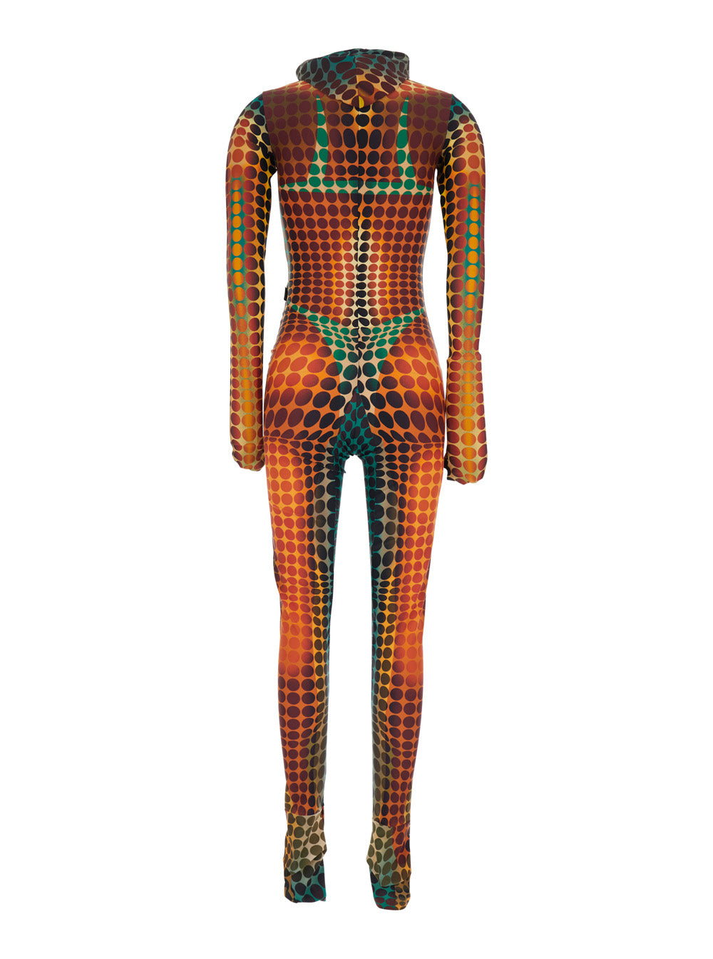 Jean Paul Gaultier Women Multicolor Jumpsuit With Hood And All-Over Print In Tech Fabric Woman JEAN PAUL GAULTIER