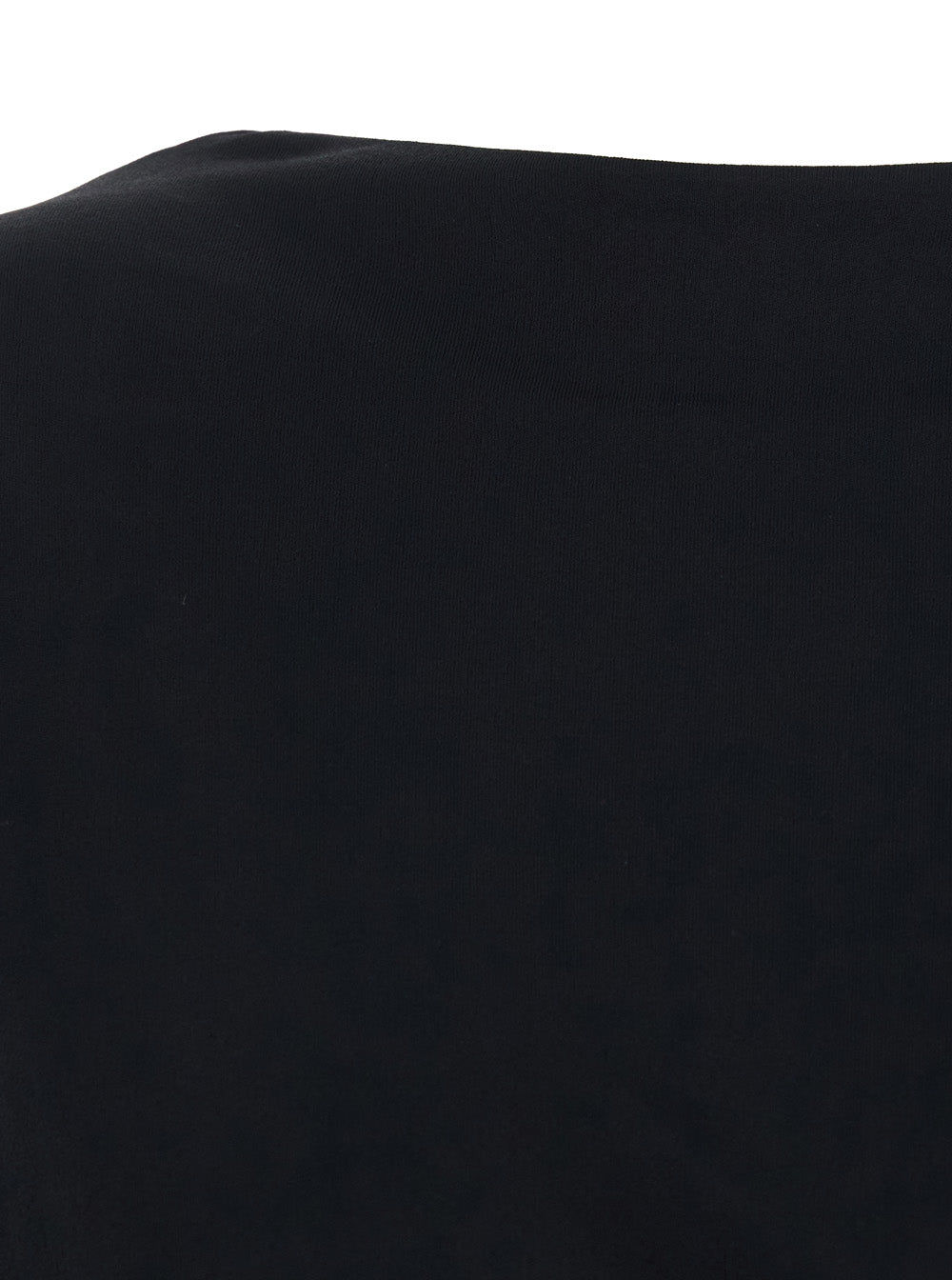 Jacquemus Women 'La Robe Mistral' Black Crewneck Dress With Open Rear In Viscose Blend Woman JACQUEMUS