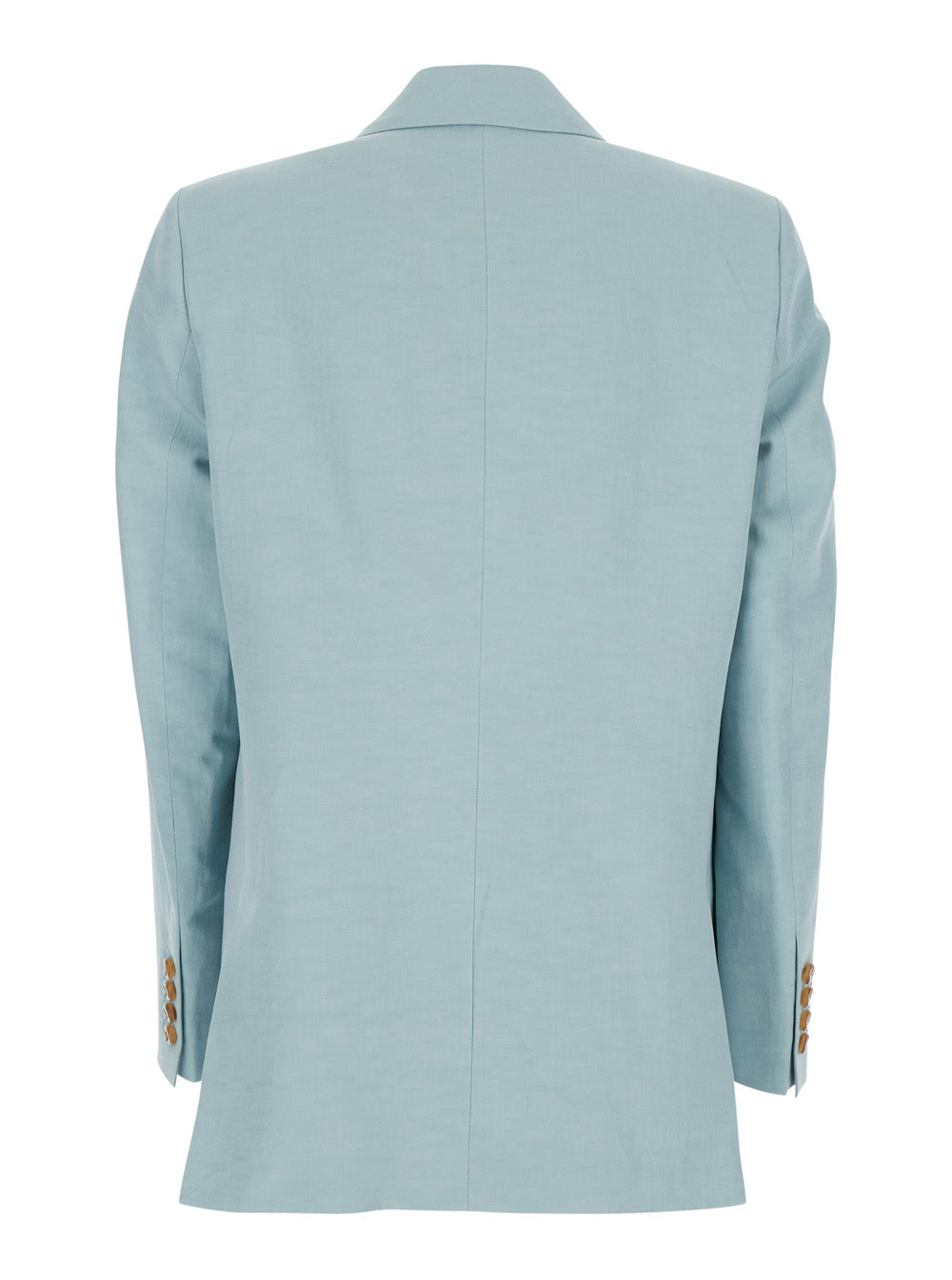 Blaze Milano Women Light Blue Jacket With Peak Lapels In Silk Blend Woman BLAZE MILANO
