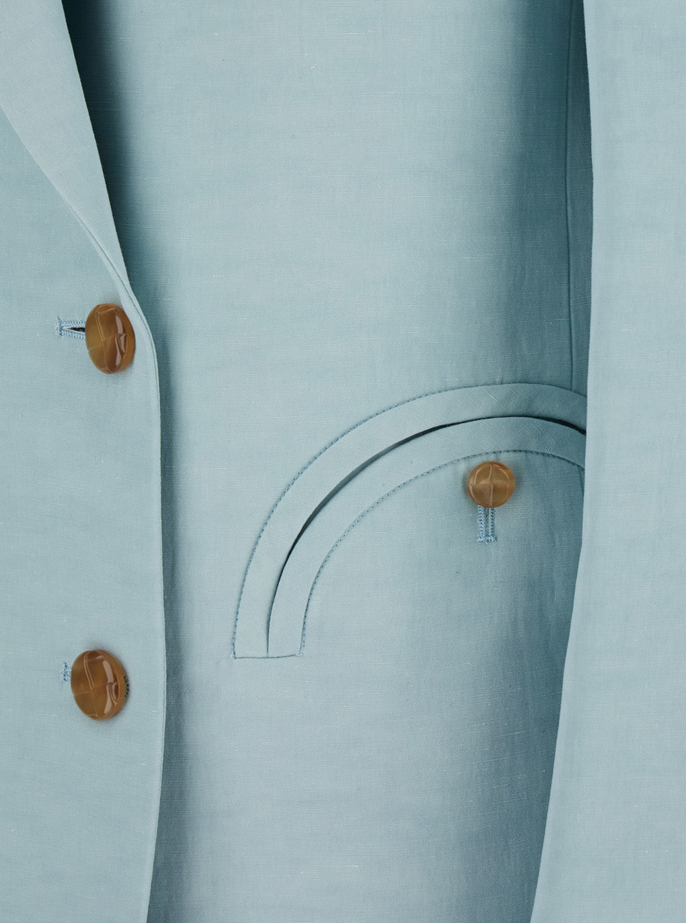 Blaze Milano Women Light Blue Jacket With Peak Lapels In Silk Blend Woman BLAZE MILANO