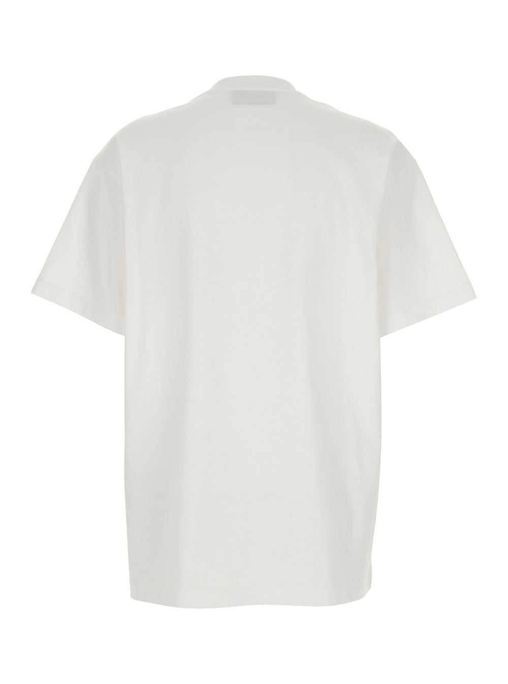 Gucci Women White Crew Neck T-Shirt  With Logo Print On Front In Cotton Women GUCCI