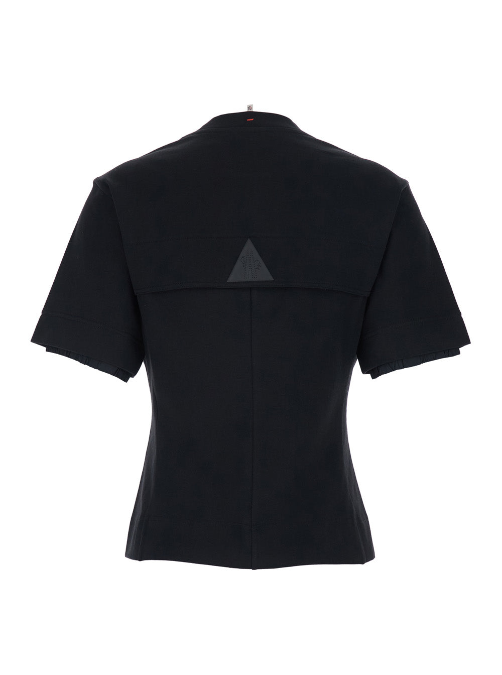 Moncler Grenoble Women Black Crewneck With Logo On Front And Rear In Tech Fabric Woman MONCLER GRENOBLE