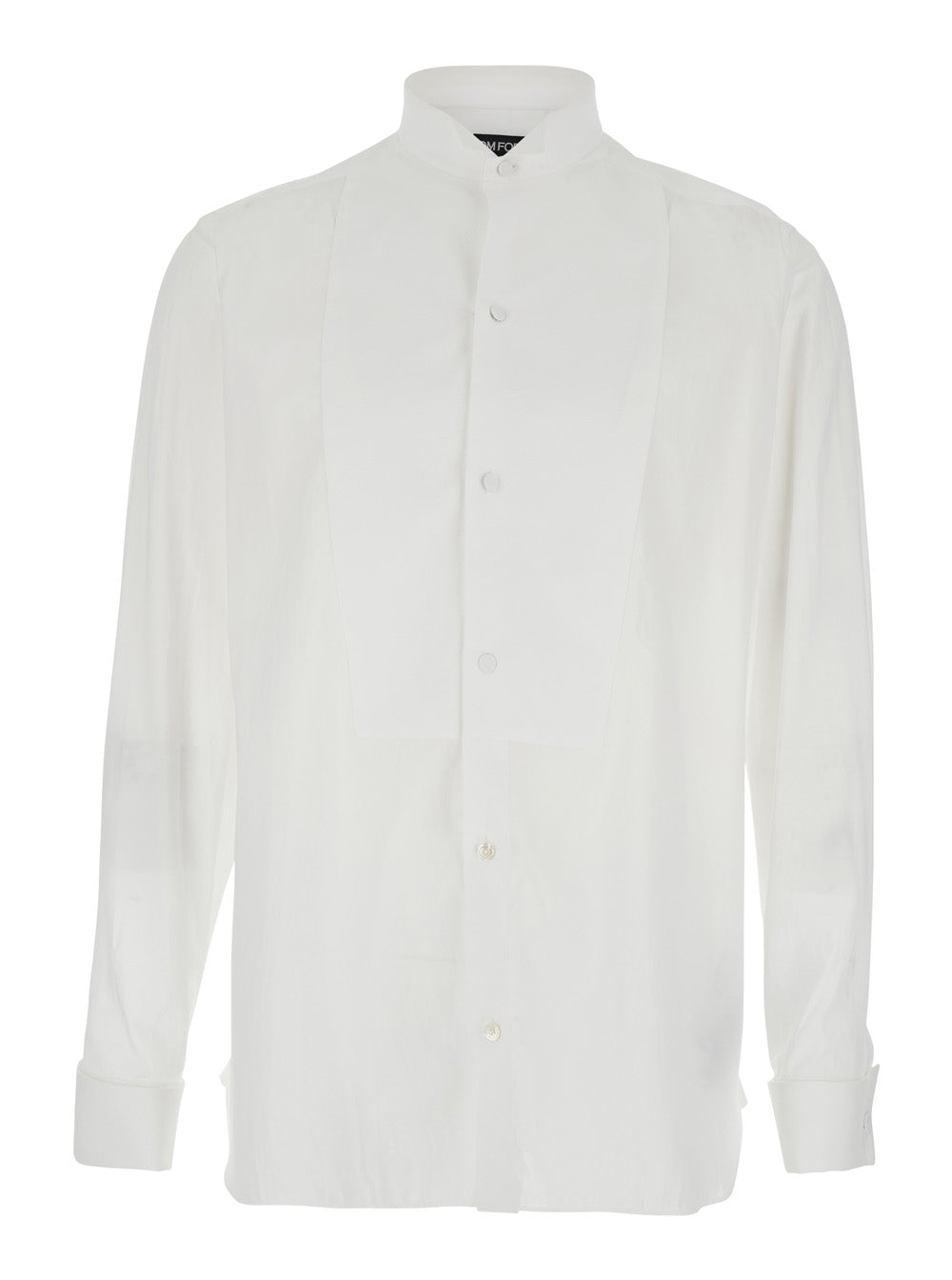 Tom Ford Men Washed Muslin Classic Fit Evening Shirt TOM FORD