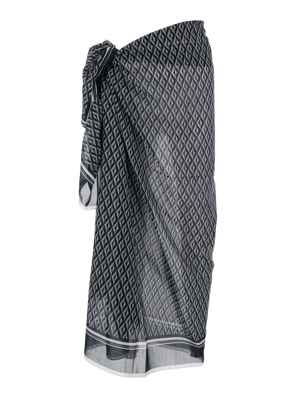 Tom Ford Men Cotton Asymmetrical Rhombus Pareo TOM FORD