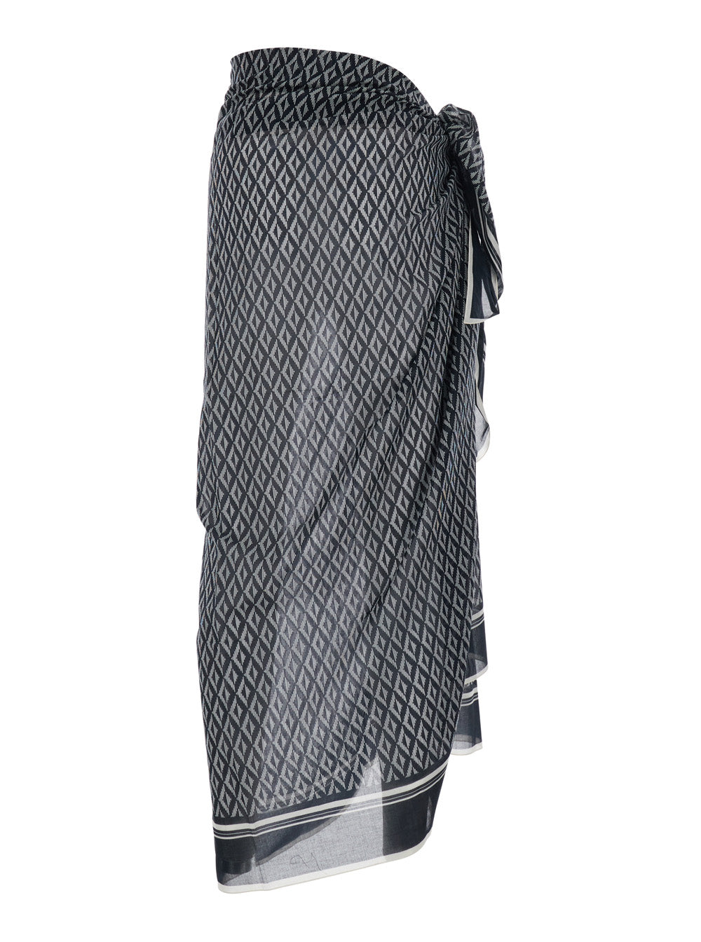 Tom Ford Men Cotton Asymmetrical Rhombus Pareo TOM FORD