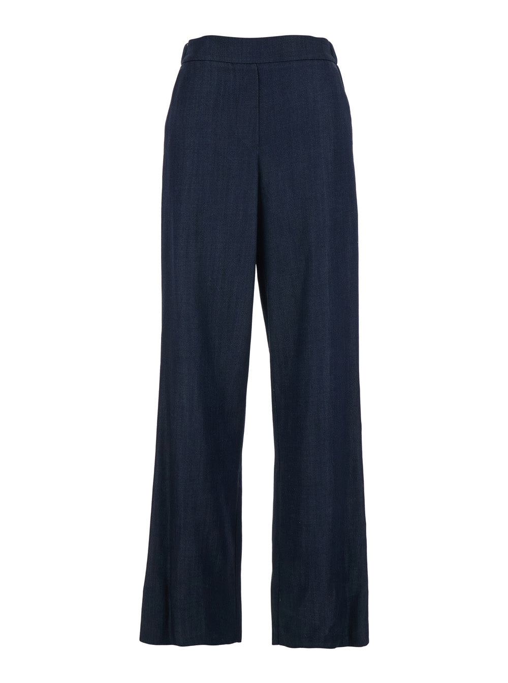 Leplain Women Blue Pants With Semi-Elasticated Waist In Tech Fabric Woman LEPLAIN