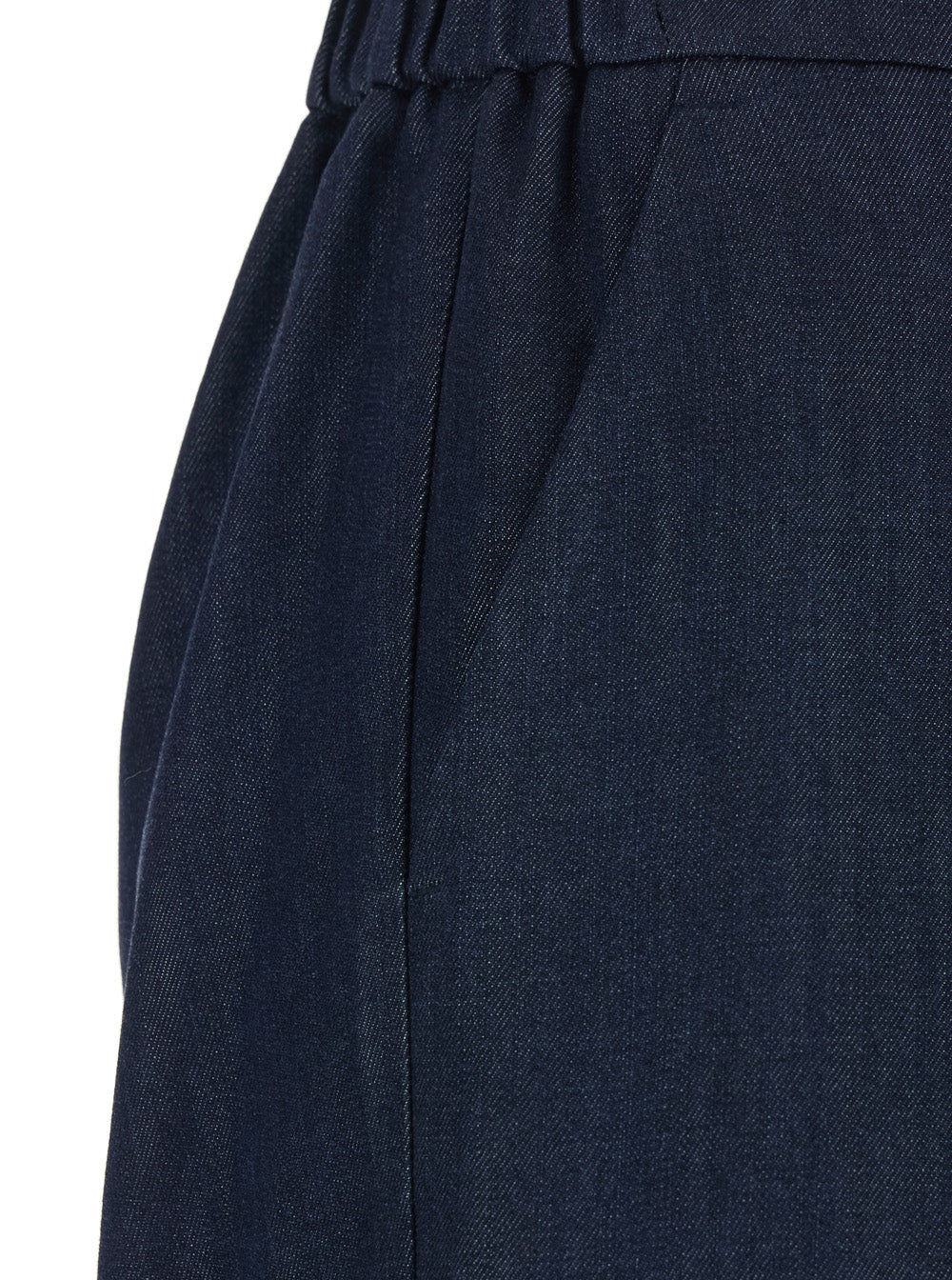 Leplain Women Blue Pants With Semi-Elasticated Waist In Tech Fabric Woman LEPLAIN