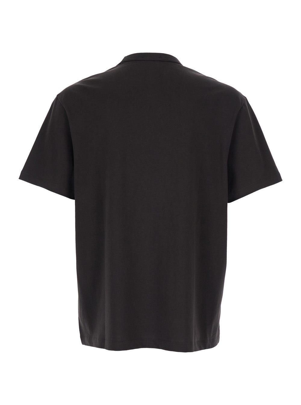 A.P.C. Men Brown Crew Neck T-Shirt With Front Logo In Cotton Man A.P.C.