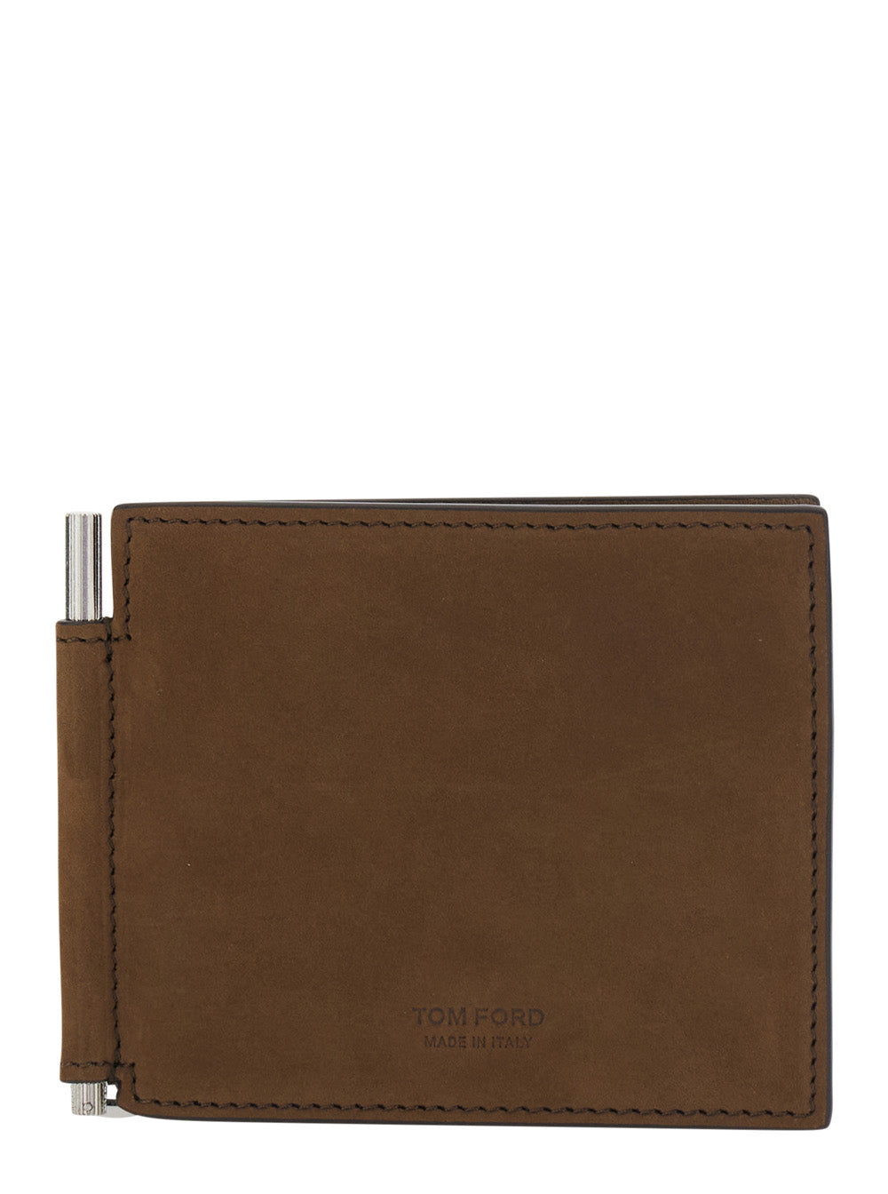 Tom Ford Men Natural Nubuck T Line Money Clip Wallet TOM FORD