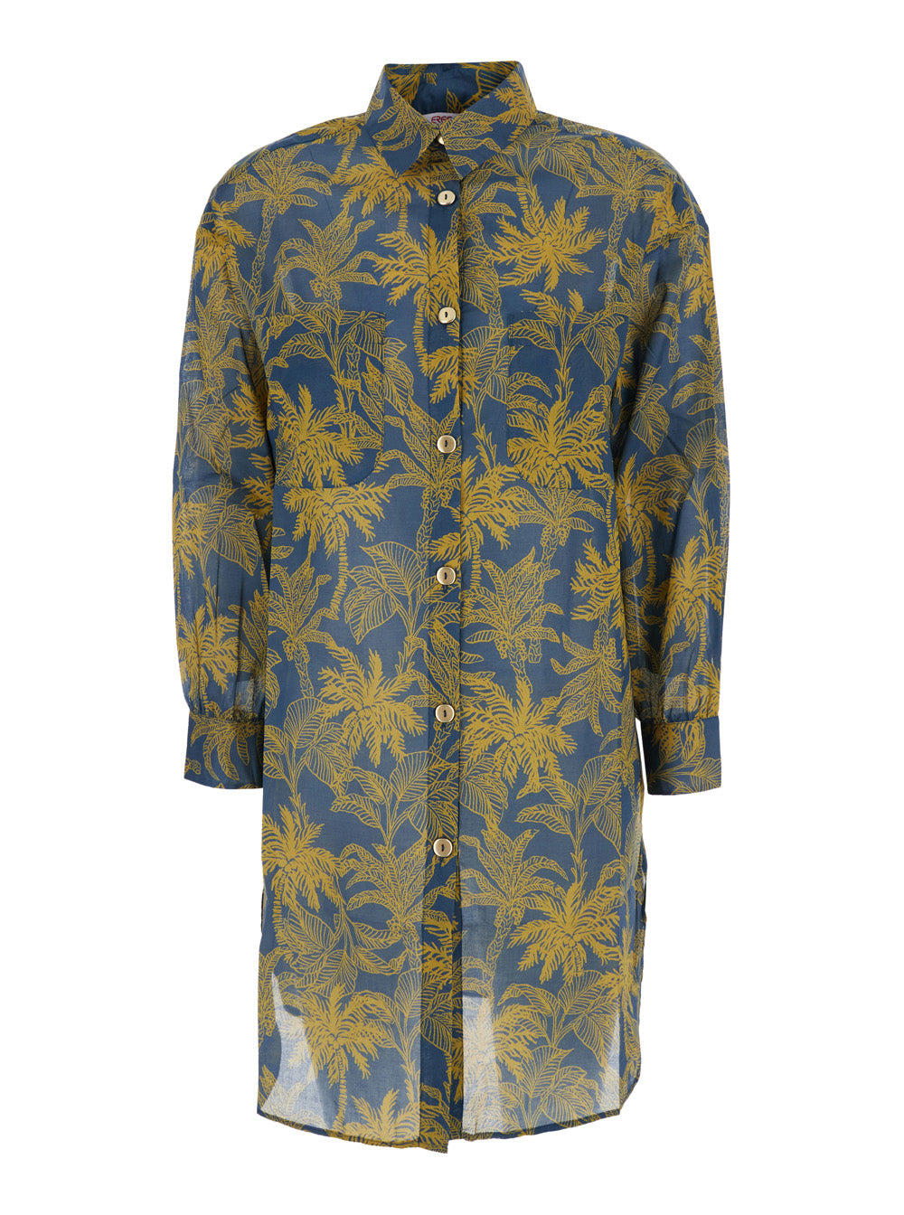 Eres Women 'Exotisme' Multicolor Shirt With Classic Collar And All-Over Print In Cotton For Women ERES