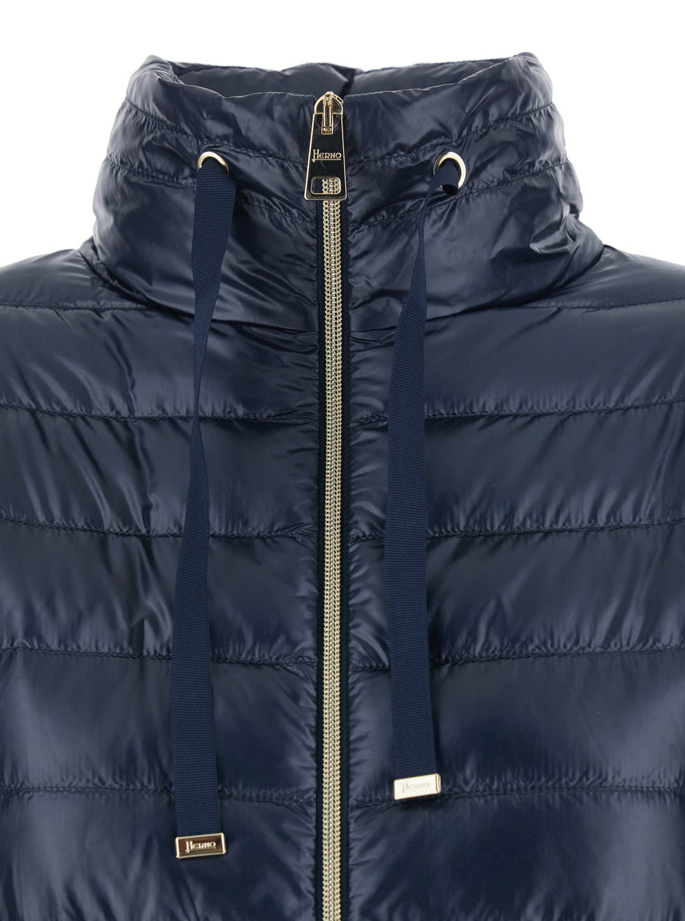 Herno Women Bimaterial Cotton Nylon Jacket HERNO