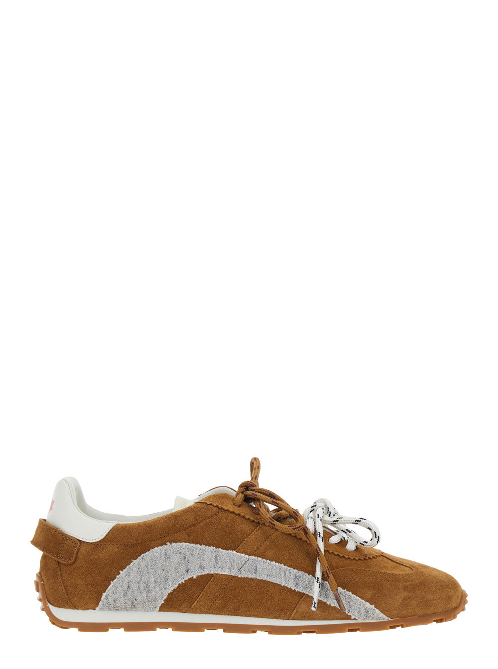 Dsquared2 Men Dc-642 Brown Sneakers With Leather Upper DSQUARED2