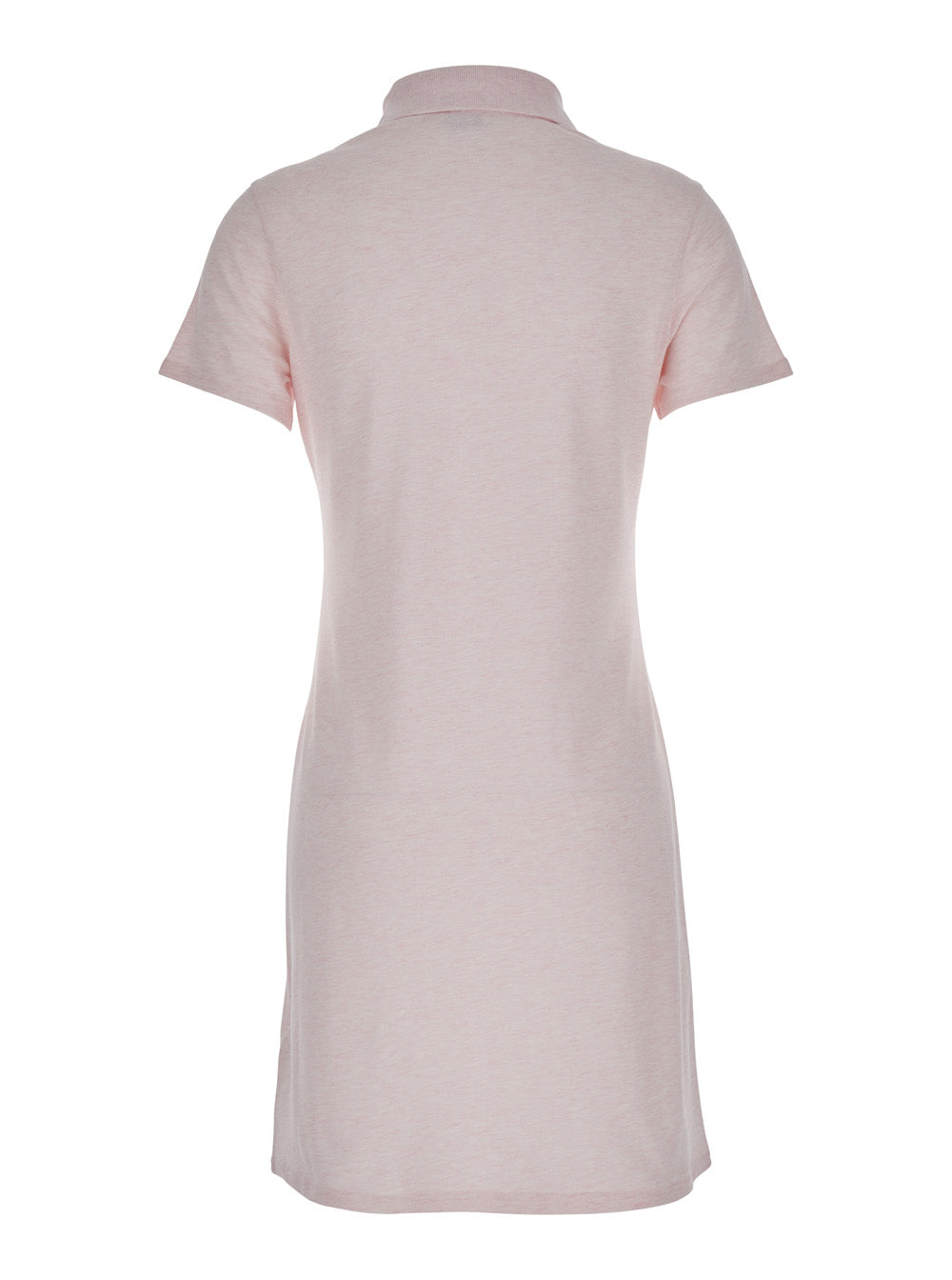 Burberry Women Pink Dress With Polo Collar And Front Logo In Cotton For Women BURBERRY