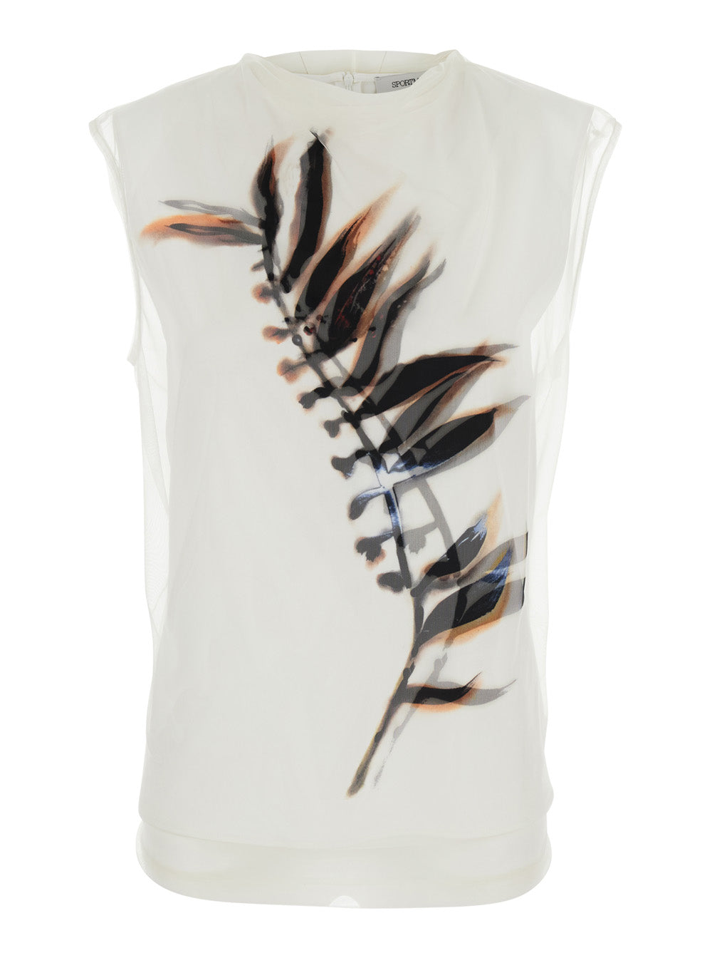 Sportmax Women Spsgenero White Shirt With Long Sleeves And Pointed Collar In Polyamide For Women SPORTMAX