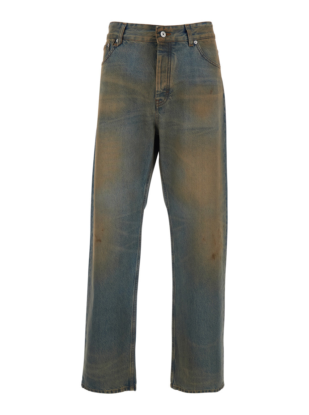 Jacquemus Men Grey Jeans 'Le De-Nimes Berger' Five-Pocket In Denim Men JACQUEMUS