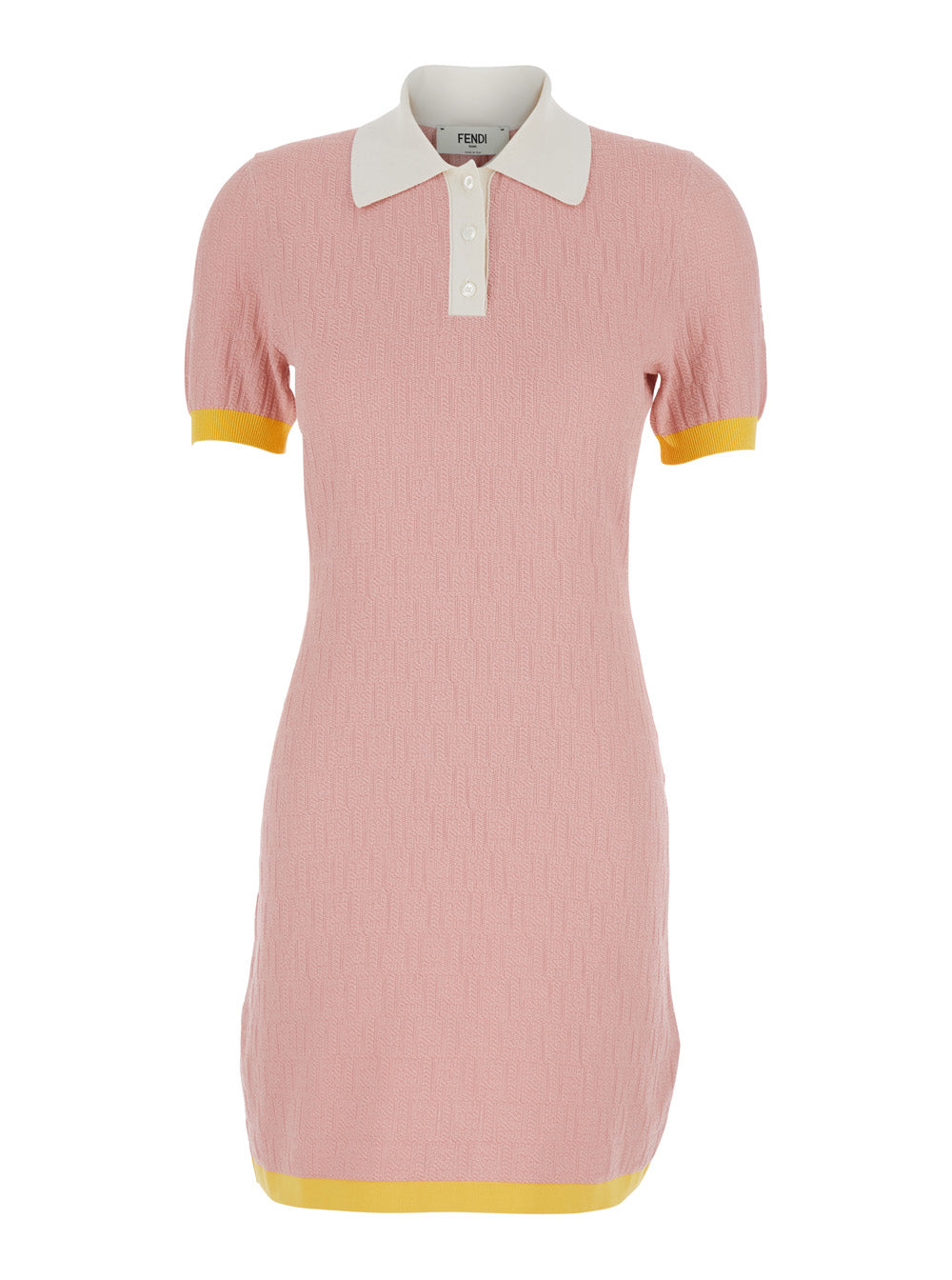 Fendi Women Color Block Ff Mini Dress FENDI