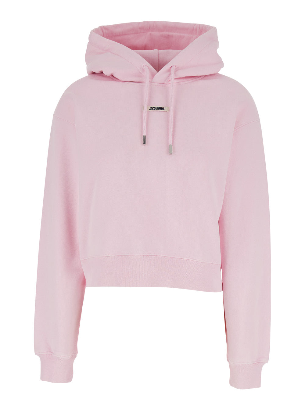 Jacquemus Women Pink Hoodie With Fixed Hood In Cotton Woman JACQUEMUS