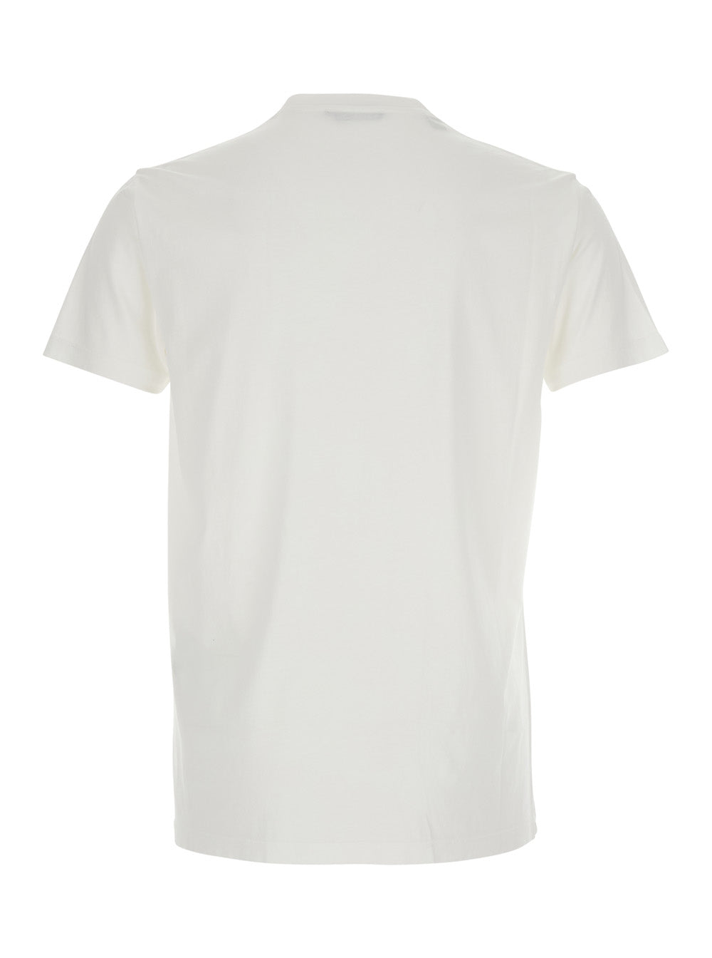 Tom Ford Men T-Shirt 'Cotton Silk Ss' White With Round Neck In Cotton And Silk Men TOM FORD