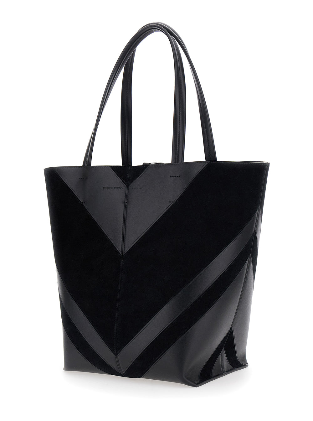 Phoebe Philo Women Shoulder Bag 'Pot Cabas' In Black Leather For Women PHOEBE PHILO