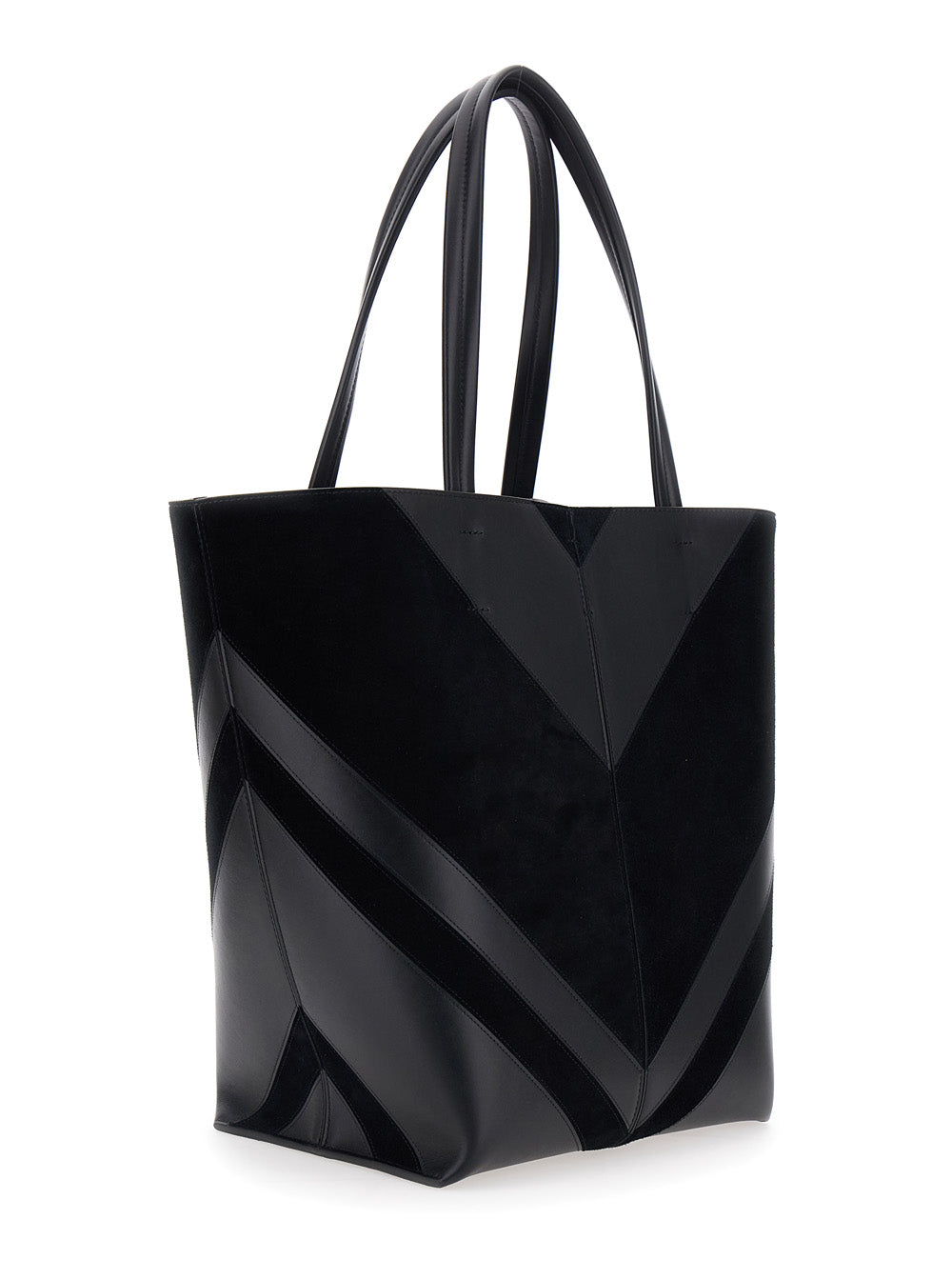 Phoebe Philo Women Shoulder Bag 'Pot Cabas' In Black Leather For Women PHOEBE PHILO