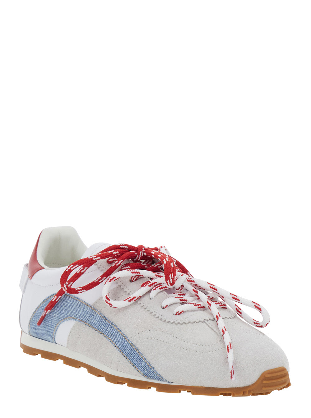 Dsquared2 Men 'Dc-642' White Low Top Sneakers With Logo Lettering On The Tongue And Logo Patch On The Back In Leather For Men DSQUARED2