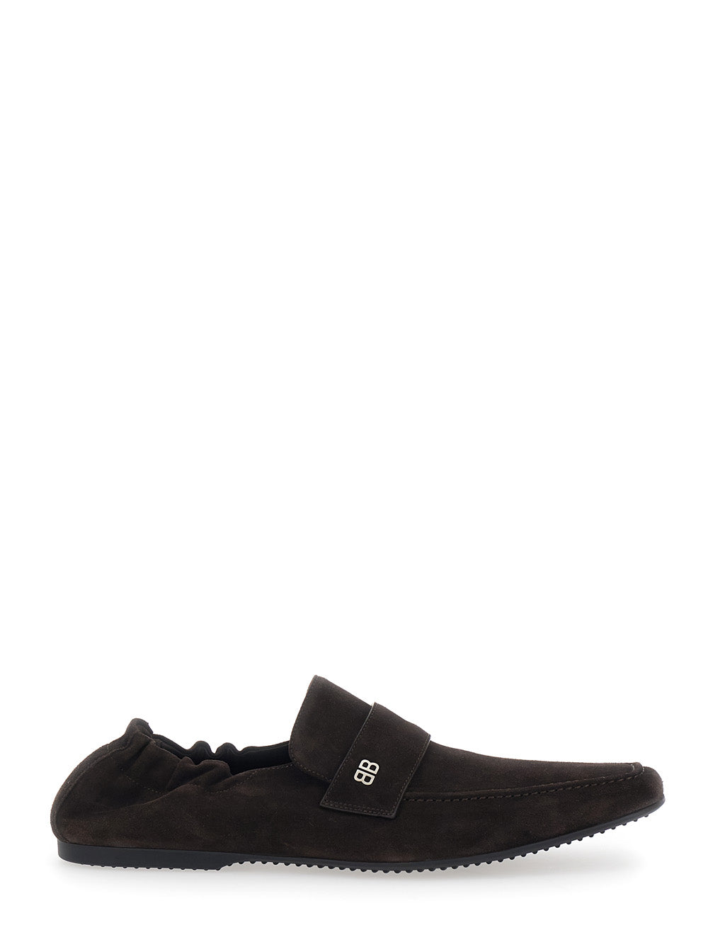 Balenciaga Men 'Palermo' Brown Loafers With Rounded Toe In Leather For Men BALENCIAGA