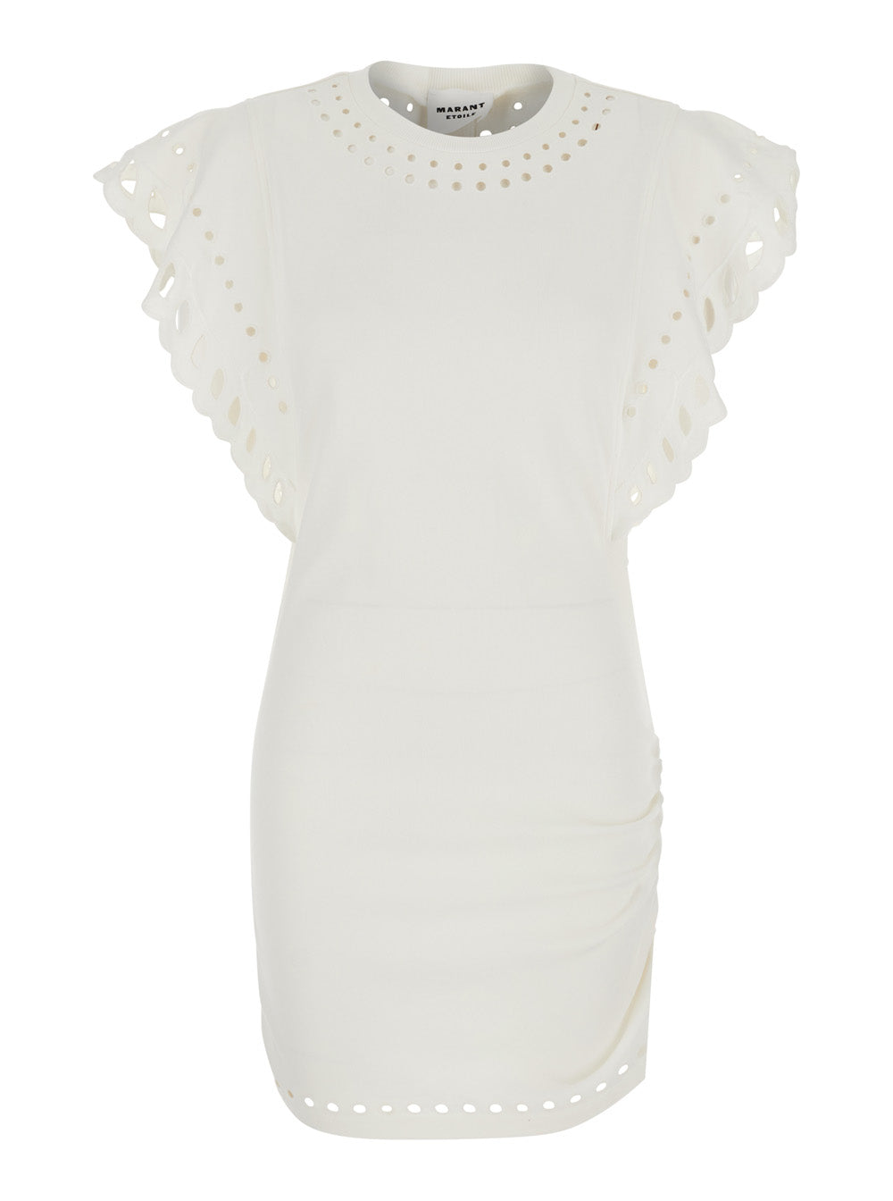 Isabel Marant Etoile Women Beige T-Shirt 'Orlane-Gc' With Round Neck And Short Sleeves In Cotton For Women ISABEL MARANT ETOILE