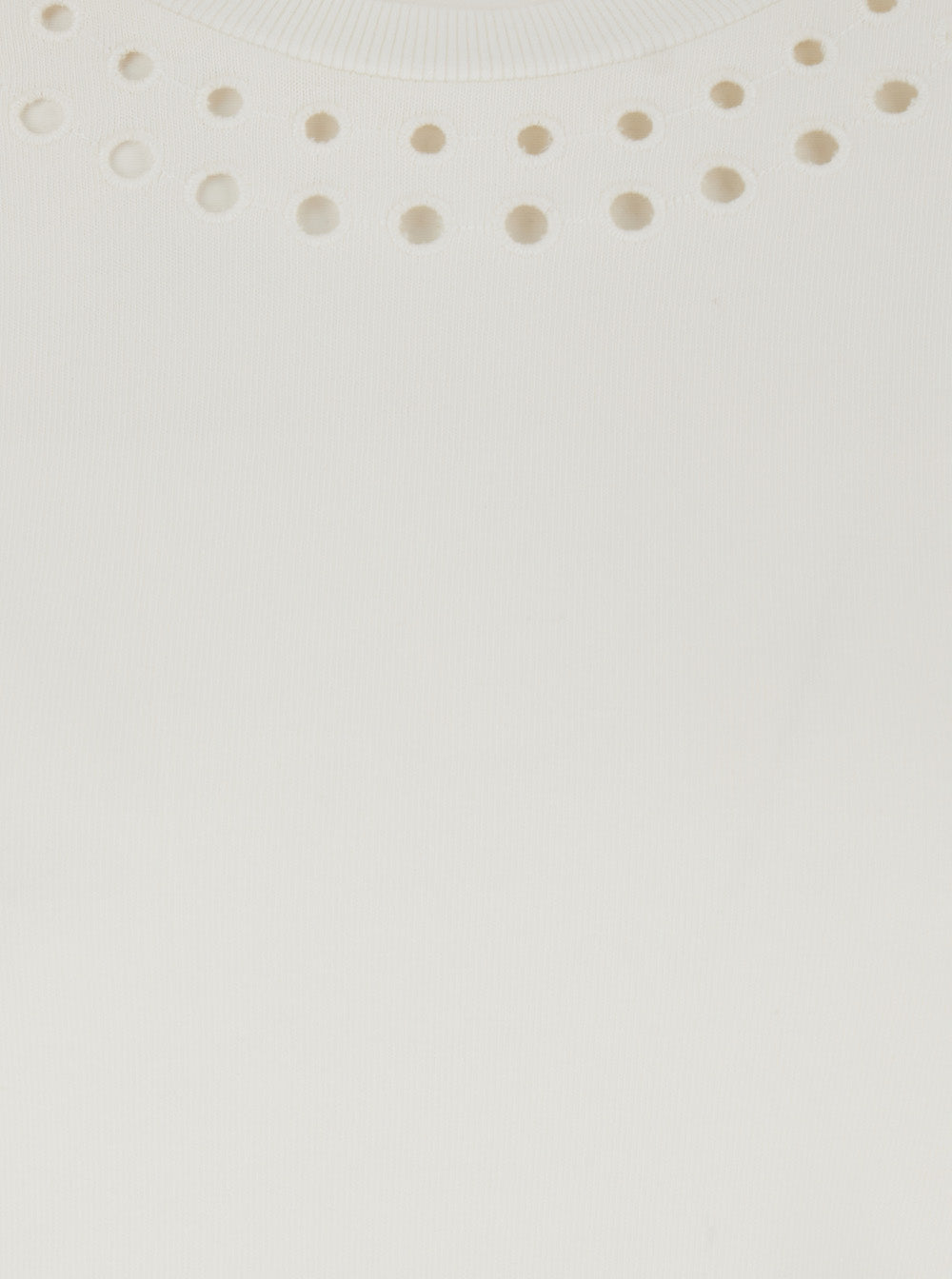 Isabel Marant Etoile Women Beige T-Shirt 'Orlane-Gc' With Round Neck And Short Sleeves In Cotton For Women ISABEL MARANT ETOILE