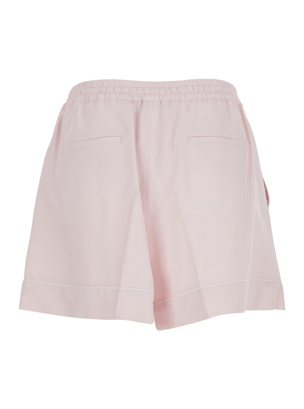 Sportmax Women Shorts 'Spxcrespo' Pink With Pockets And High Waist In Viscose Women SPORTMAX