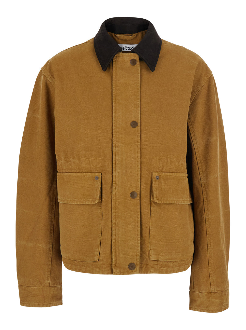 Acne Studios Women Onuke Thick Sturdy Cotton Jacket Brown In Organic Cotton Men ACNE STUDIOS