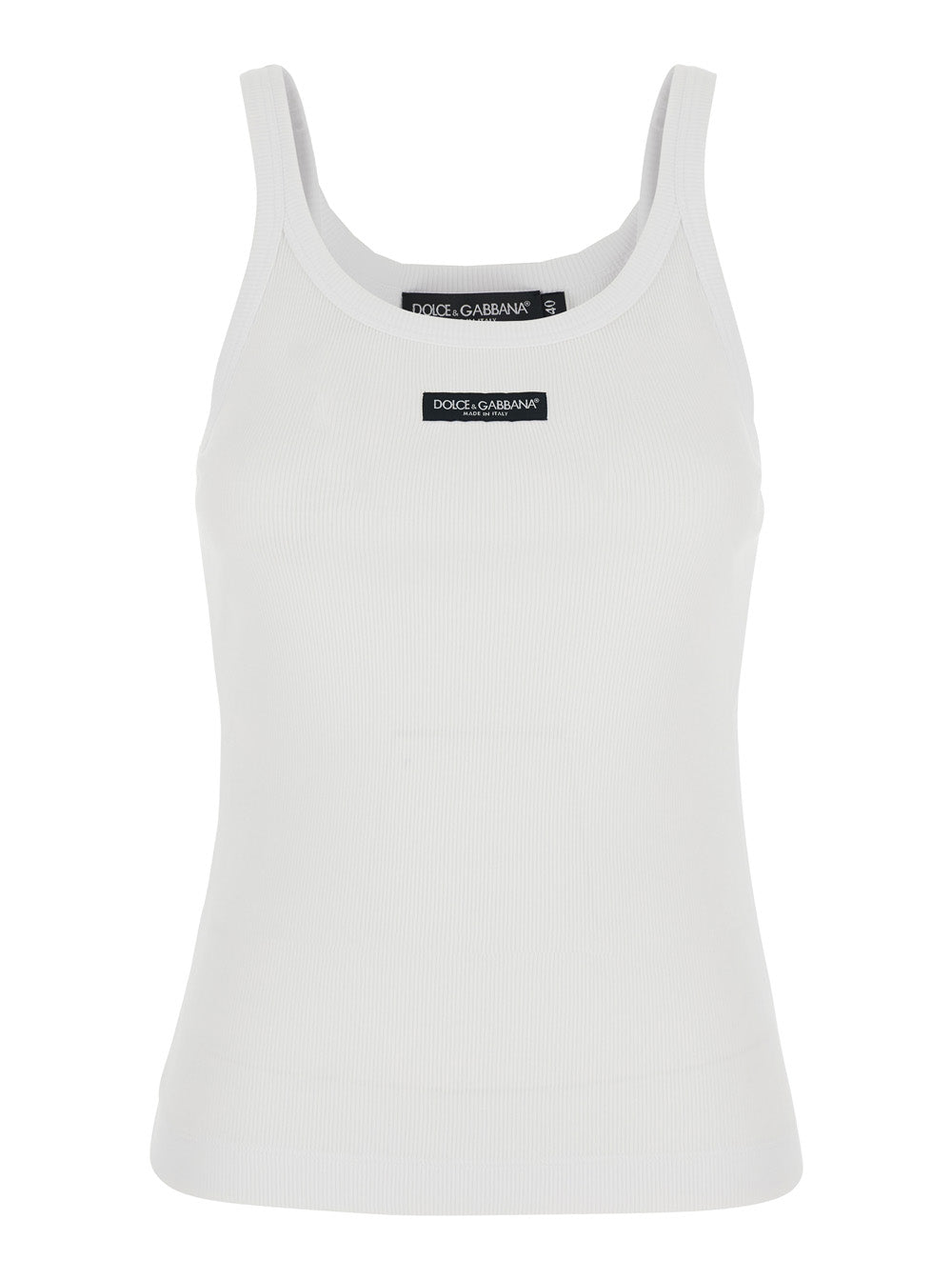 Dolce & Gabbana Women Jersey Logo Top DOLCE & GABBANA