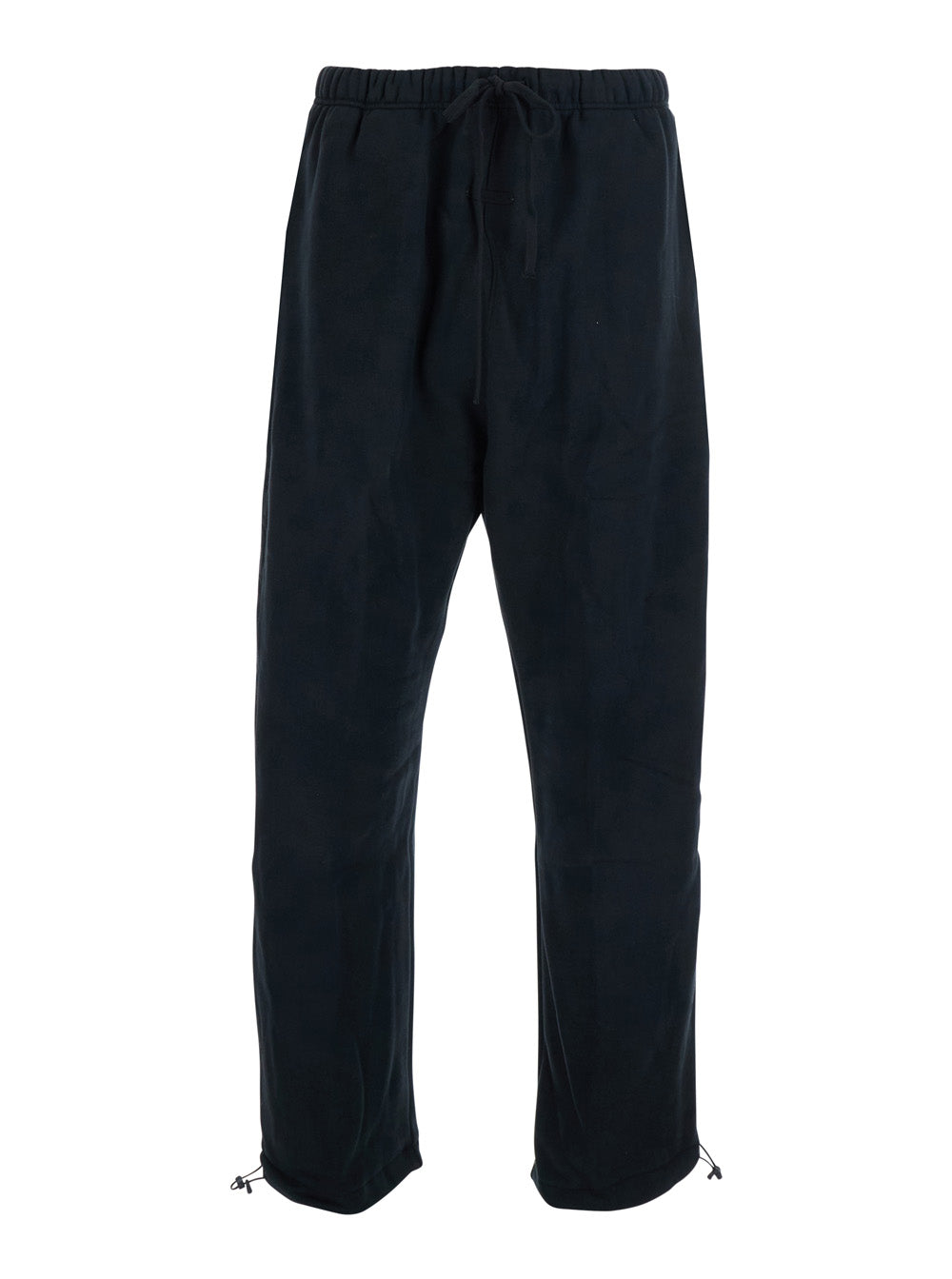 Fear Of God Men Black Pants With Drawstring At The Waist In Cotton Man FEAR OF GOD
