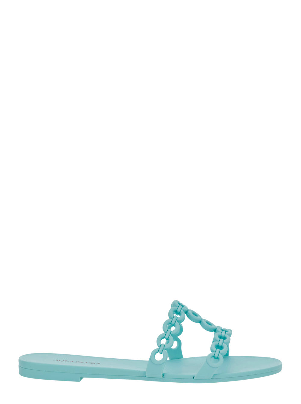 Aquazzura Women Infinity Chain  Jelly Sandal Flat