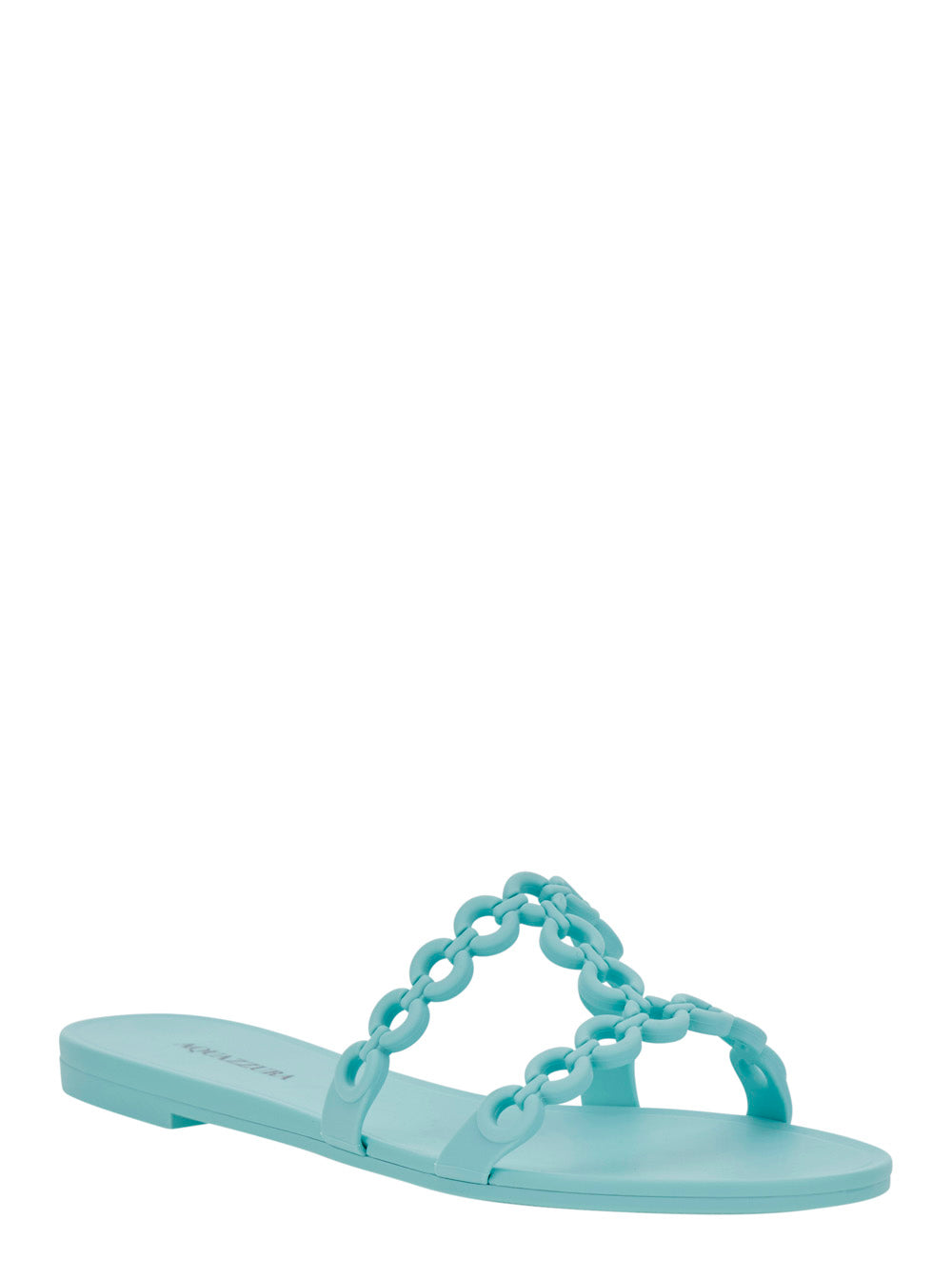 Aquazzura Women Infinity Chain  Jelly Sandal Flat