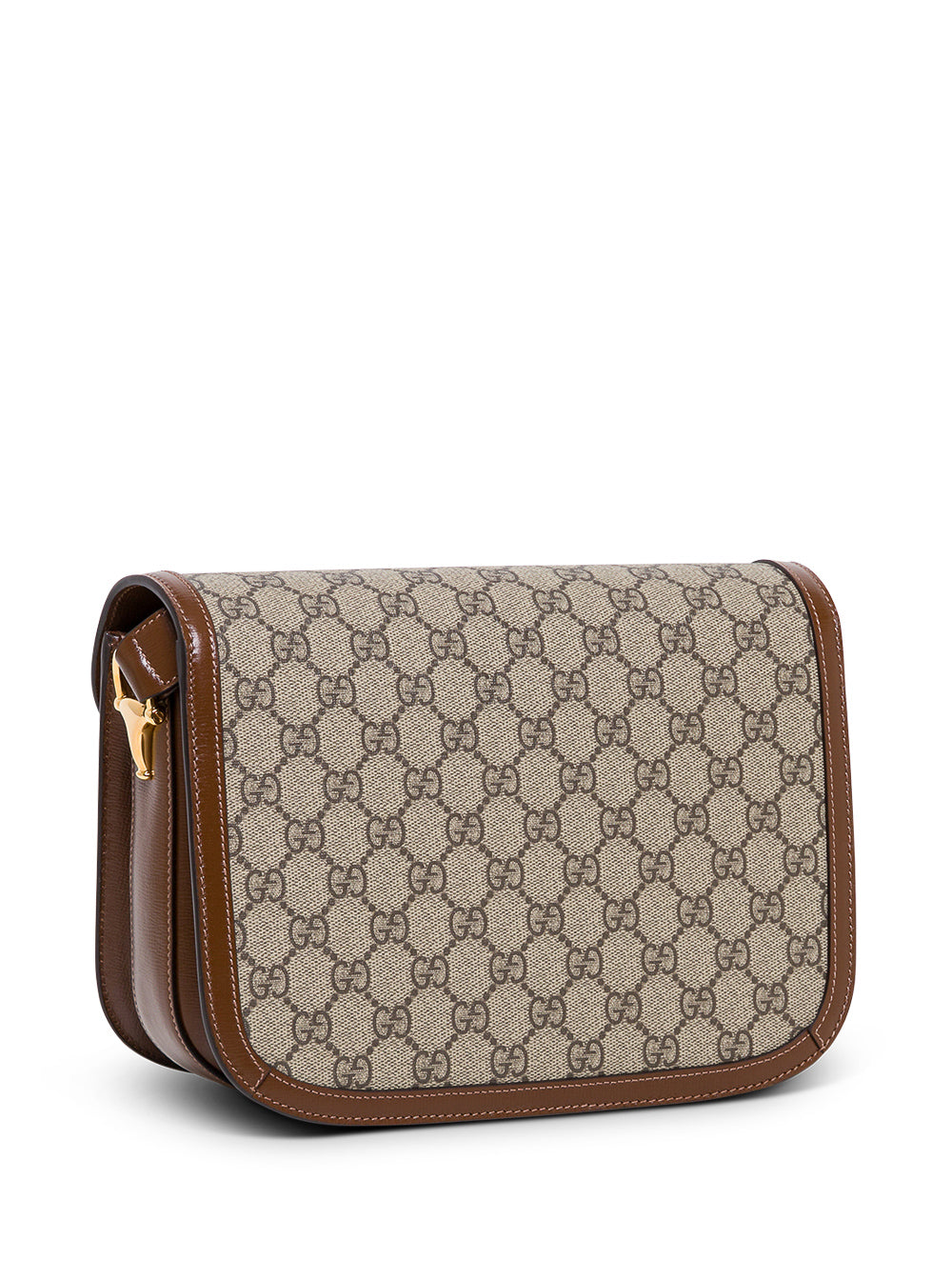 Gucci Women Shoulder Bag 'Horsebit Bag' With Beige Leather Details For Women GUCCI