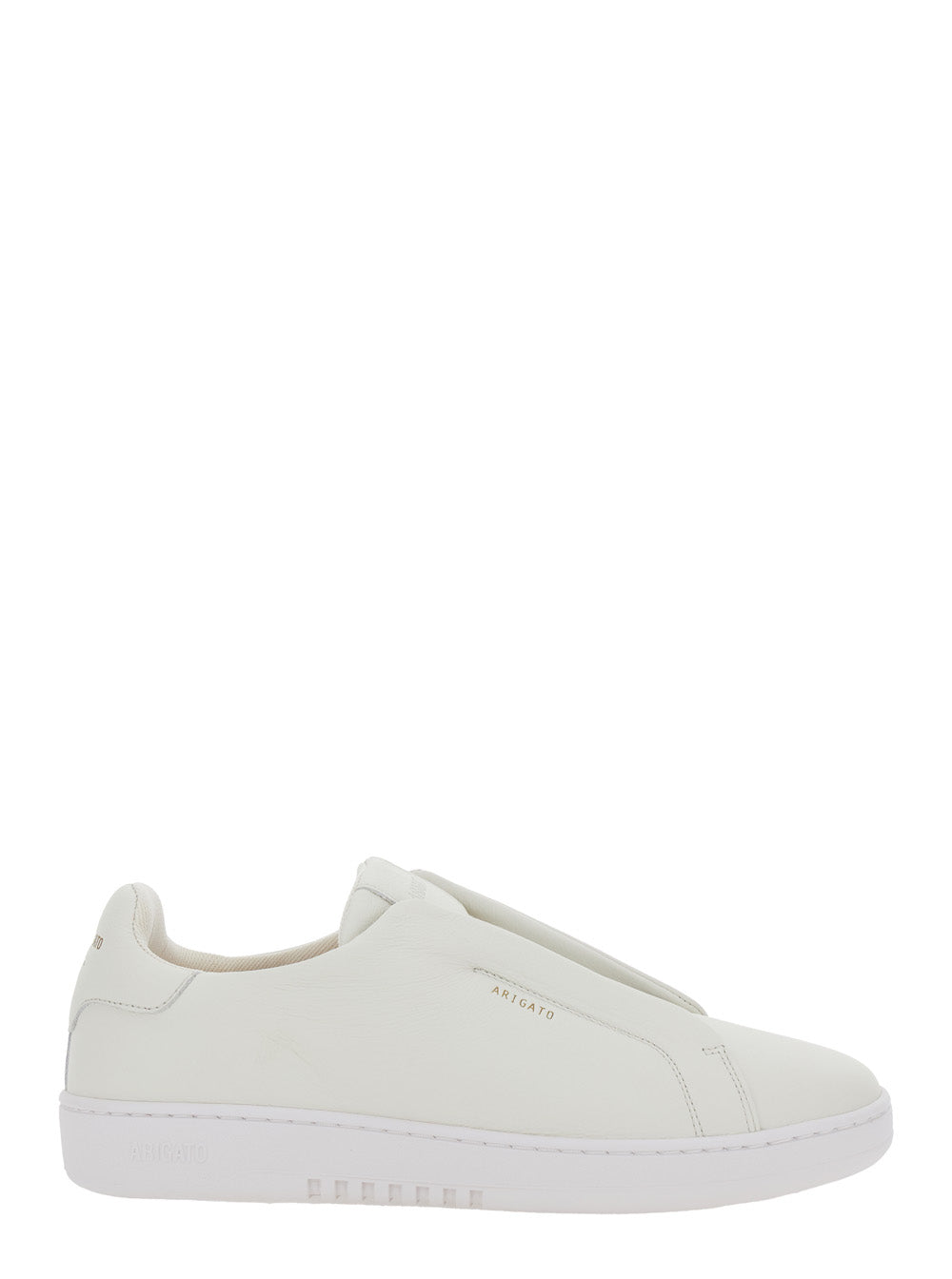 Axel Arigato Men 'Dice Laceless' White Sneaker With Lettering Logo On Side And Heel In Leather Man AXEL ARIGATO